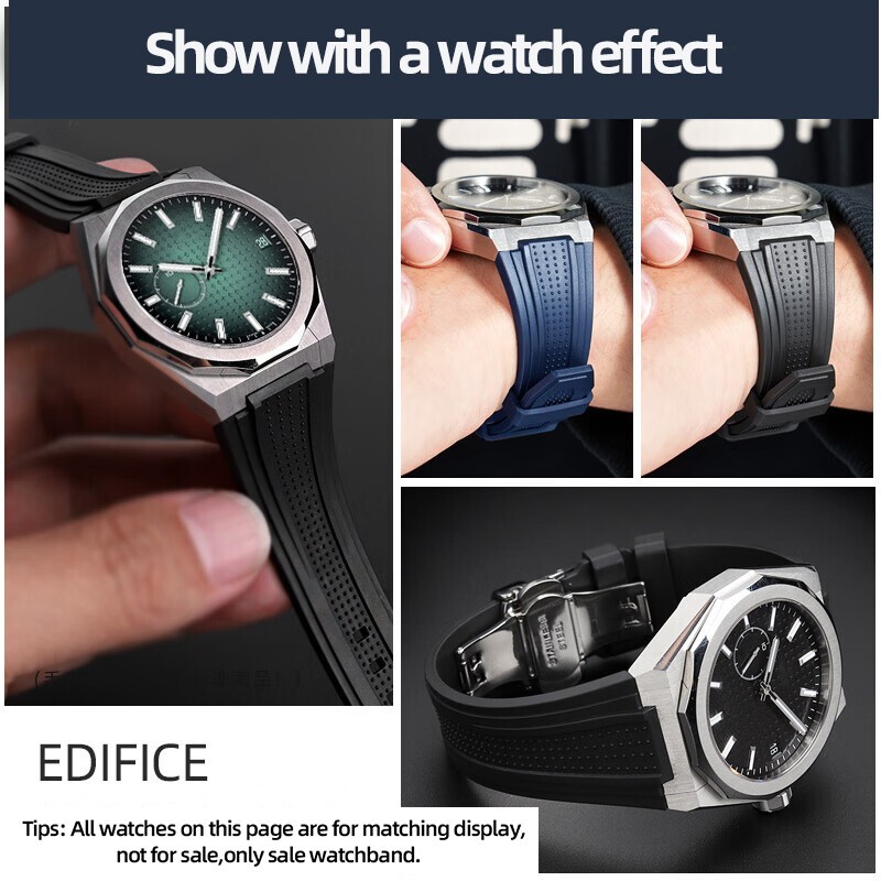 For ZENITH DEFY SKYLINE 06.9300.3620 03.9320.3620 Watchband Waterproof Strap