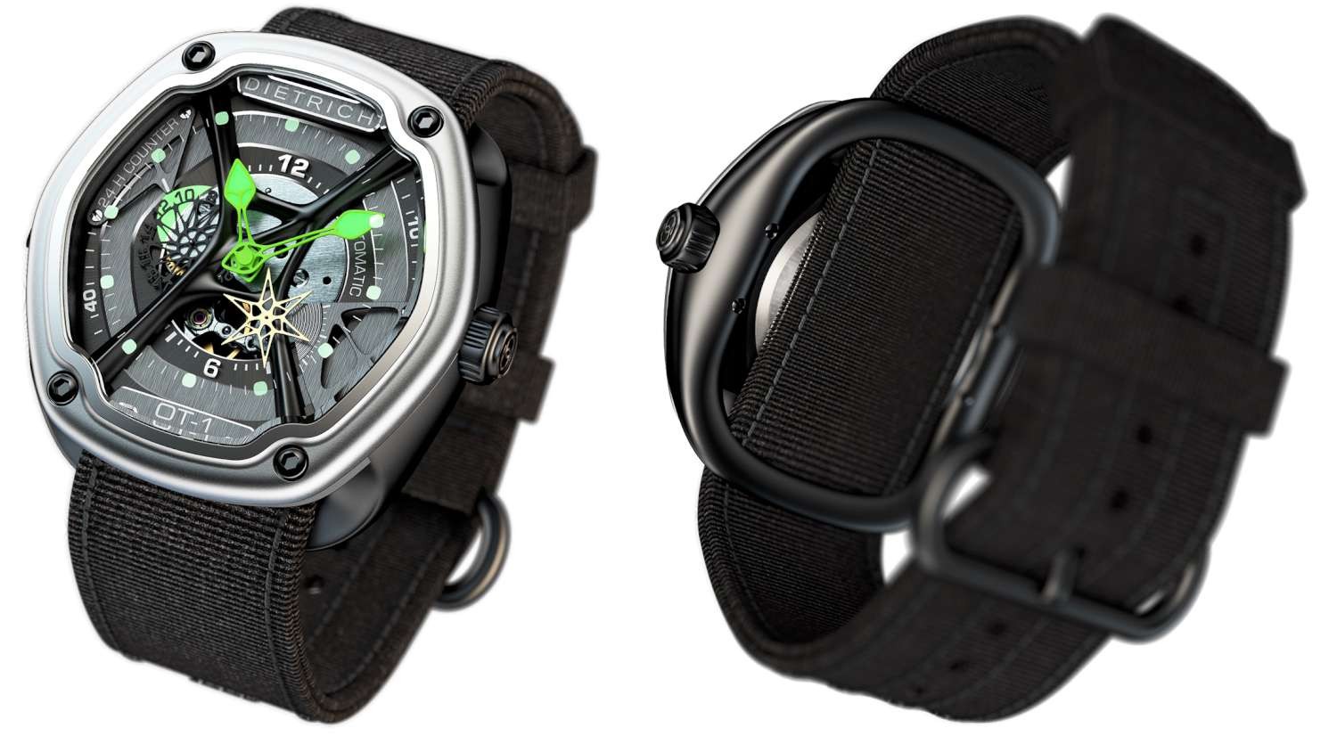 Dietrich Men’s Organic Time 46mm Automatic Watch DIETRICH-OT-1