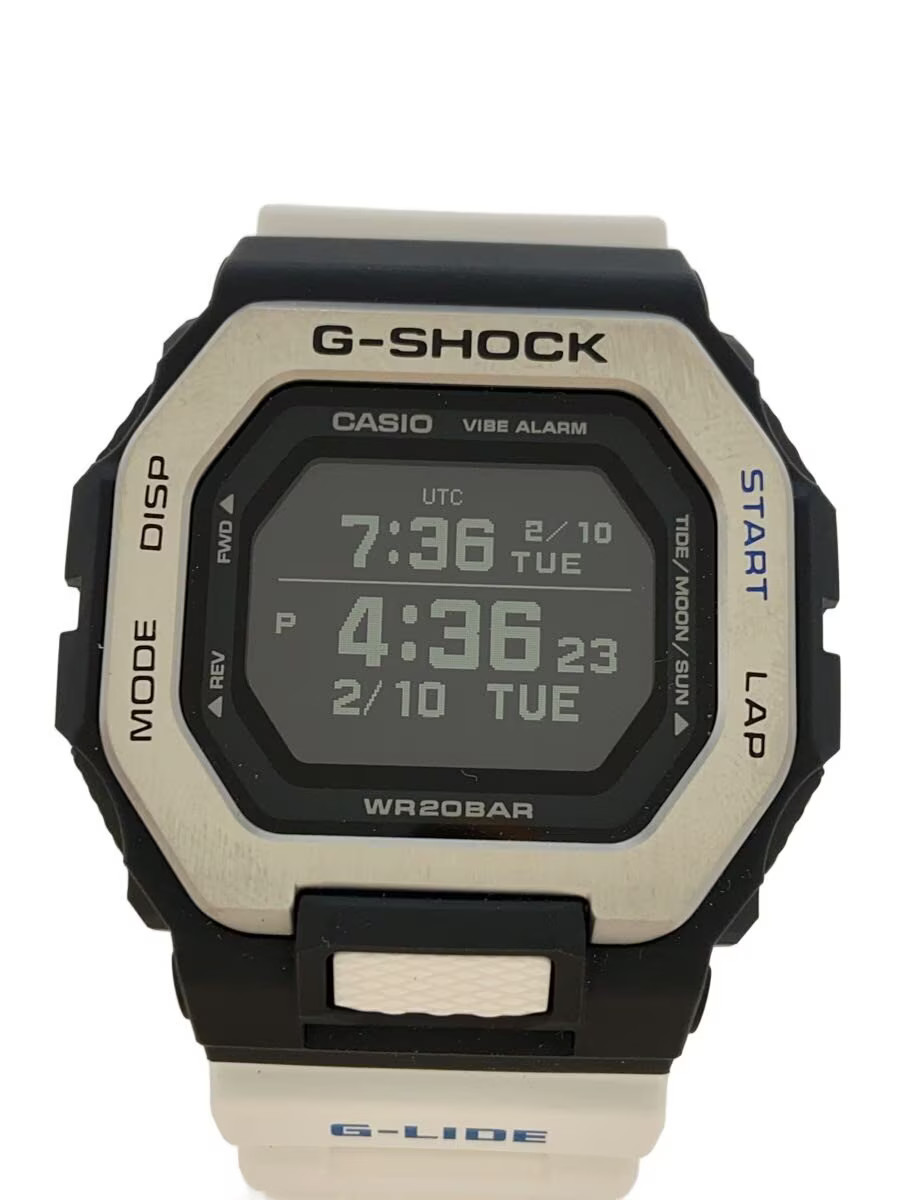 CASIO Quartz Watch G SHOCK Digital BLK WHT