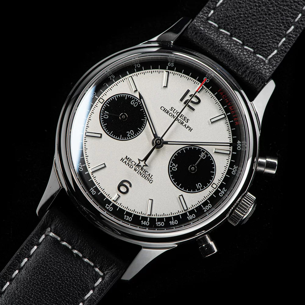 SEAGULL Watch SWAN NECK 1963 Exhibition Sapphire 38mm Chronograph Mechanical