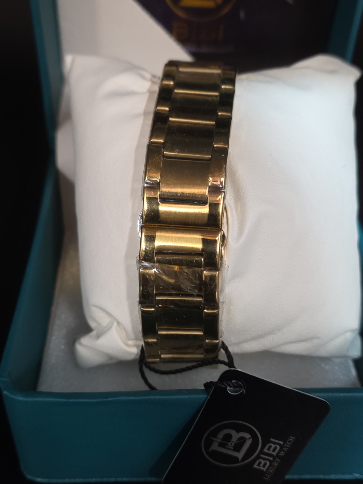 BIBI Luxury Watch Automatic Skeleton Gild Tone 9001
