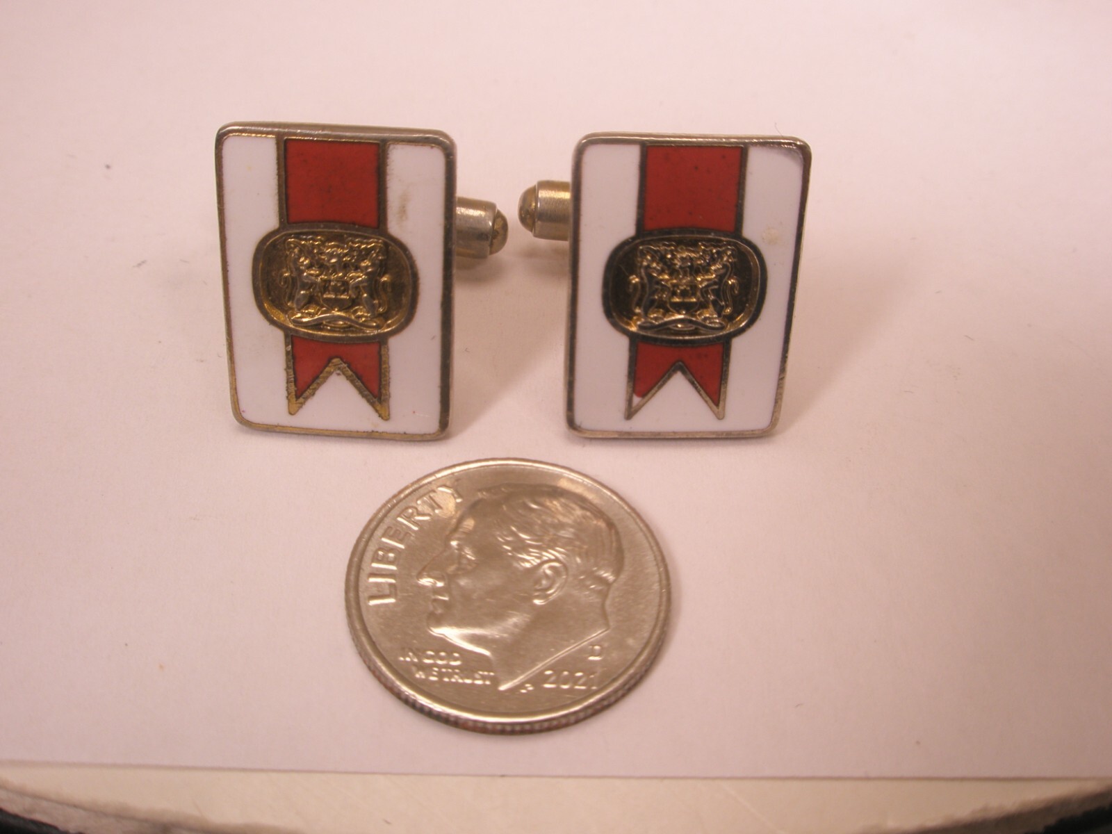 Royal coat of arms of the United Kingdom England Vintage Cuff Links