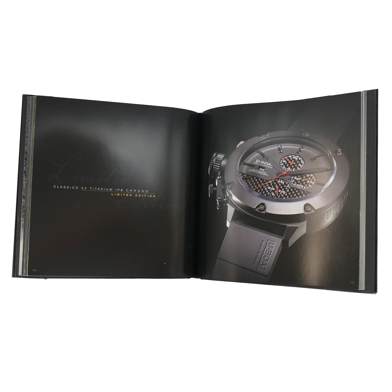 U-BOAT ITALO FONTANA WATCH INFORMATION AND MANUAL COLLECTION CATALOG BOOK