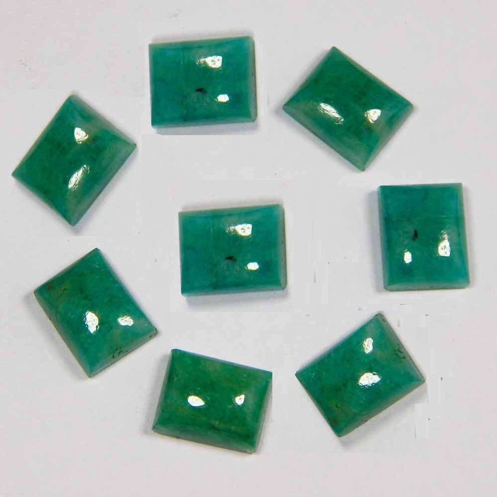 Natural Amazonite Rectangle Cabochon 6x8mm To 20x25mm Loose Gemstone