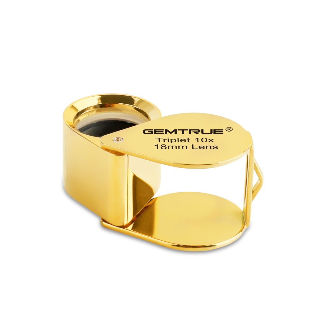 GemTrue 10x Triplet Diamond Loupe 18mm Magnifier DK96001 (3pcs in a pack)
