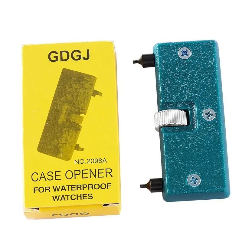 Adjustable Watch Opener Back Case Tool Press Closer Remover Wrench Screw Kit
