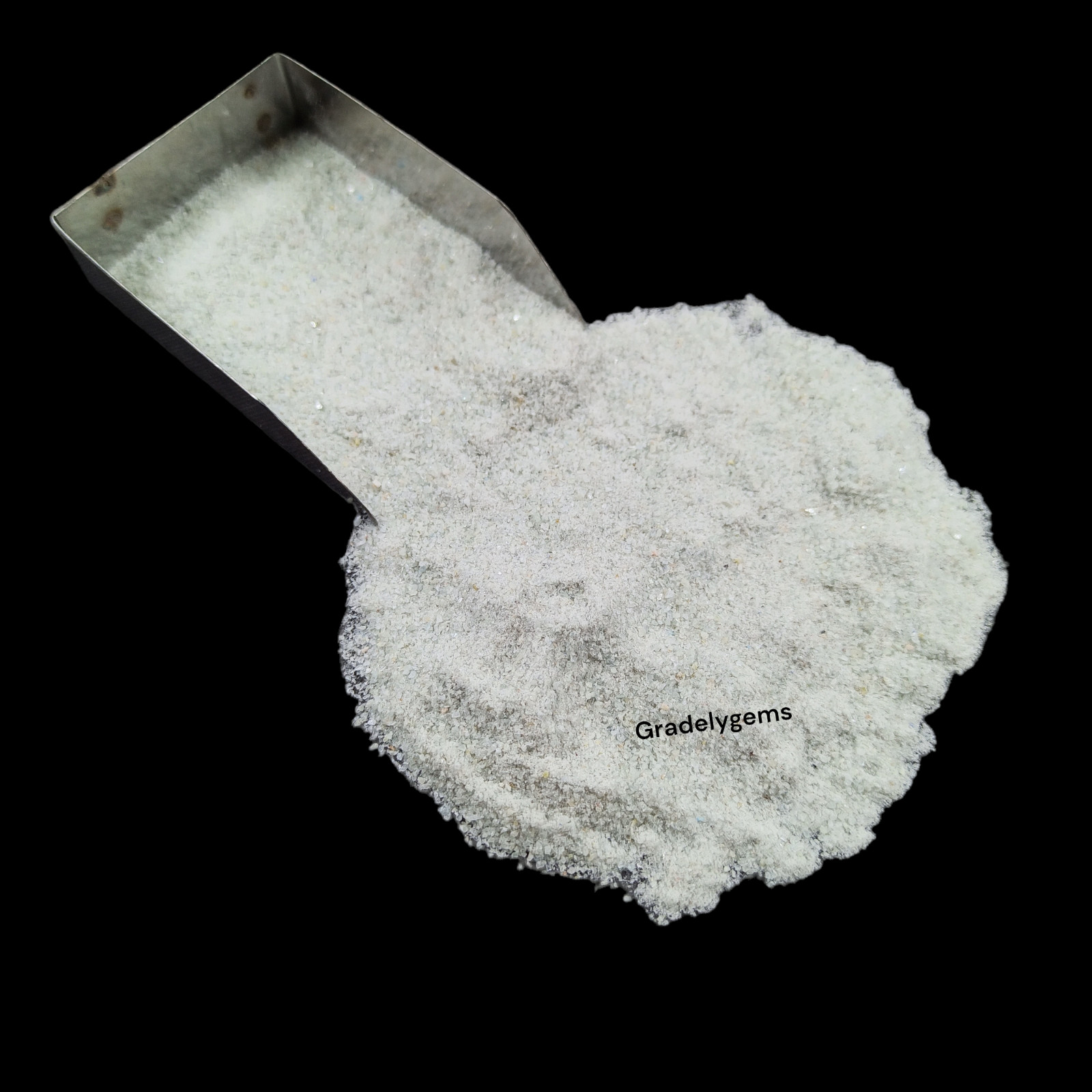 Premium Aquamarine Gemstone Crushed Powder – for Resin Art, Craft, Ring inlay