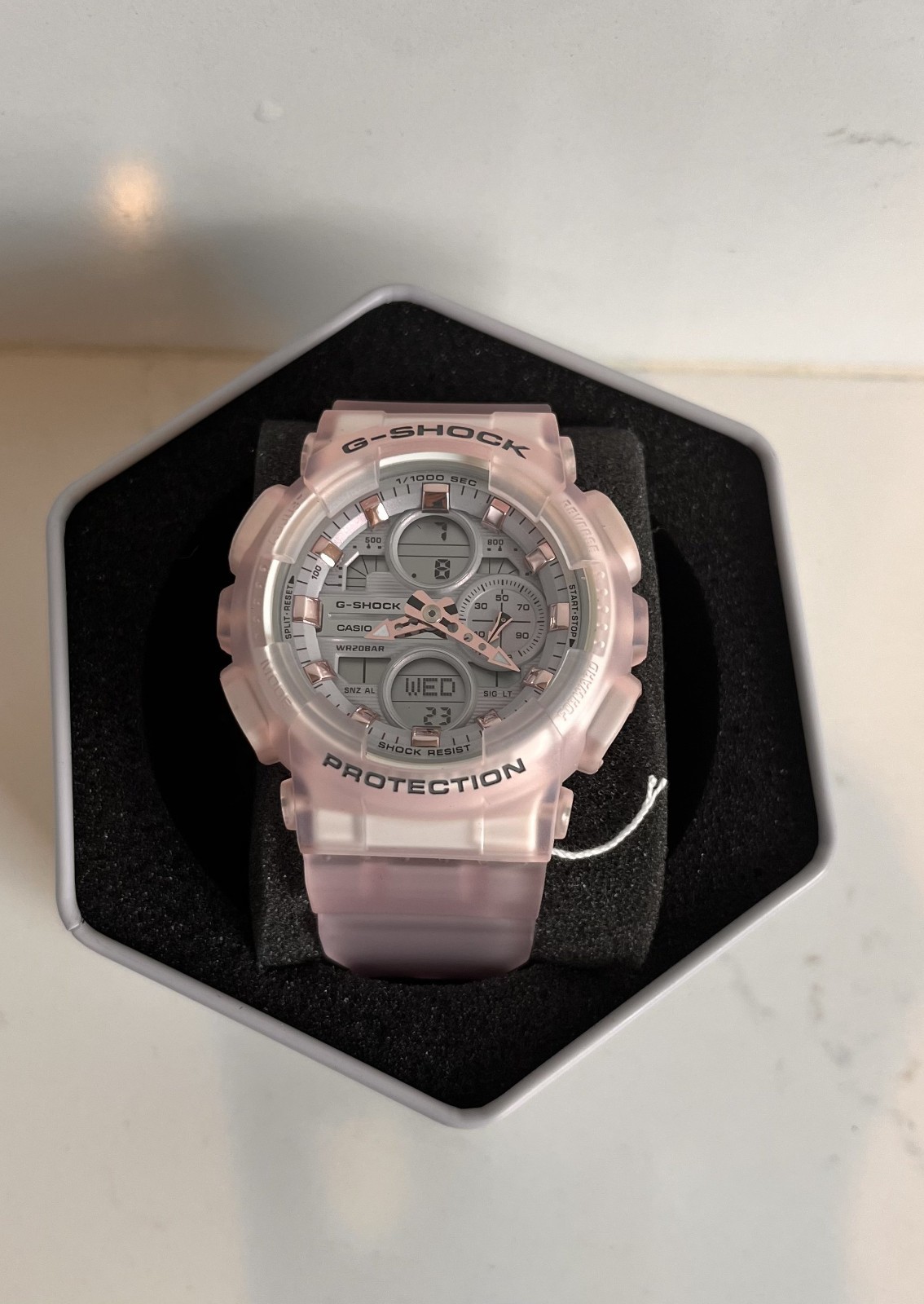 Discontinued G-Shock GMAS140NP-4A Pink Women’s Watch NWT