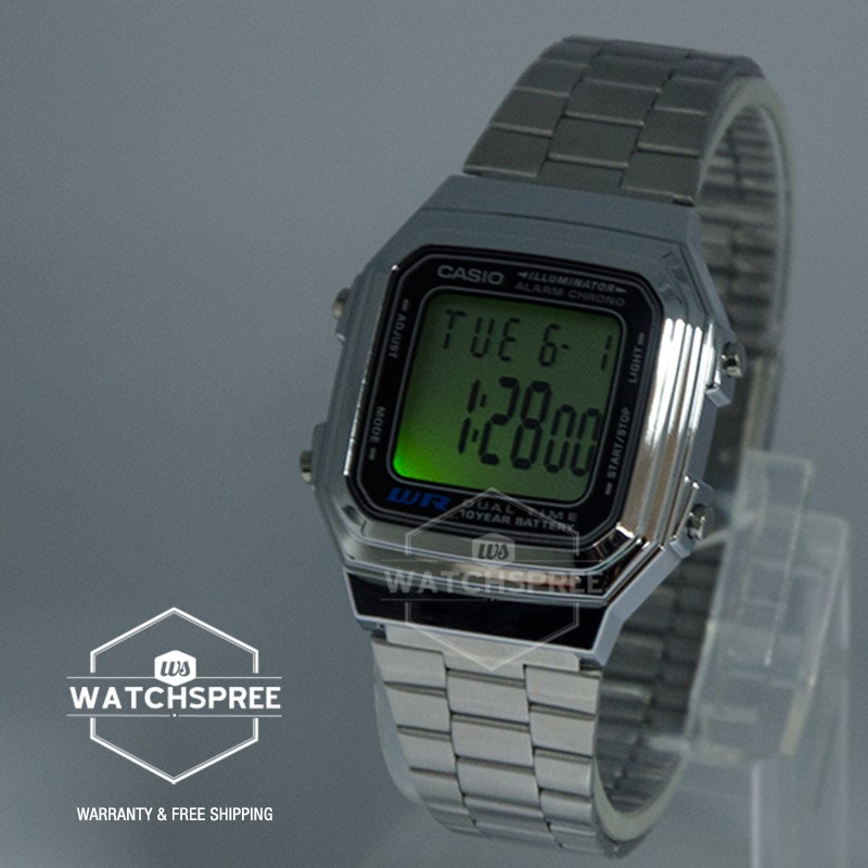 Casio Digital Watch A178WA-1A