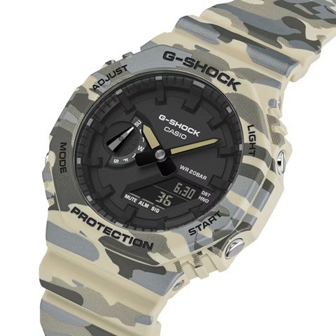 brand new CASIO G SHOCK GA 2100CM 5AJF Original Camouflage 20 ATM water resistan