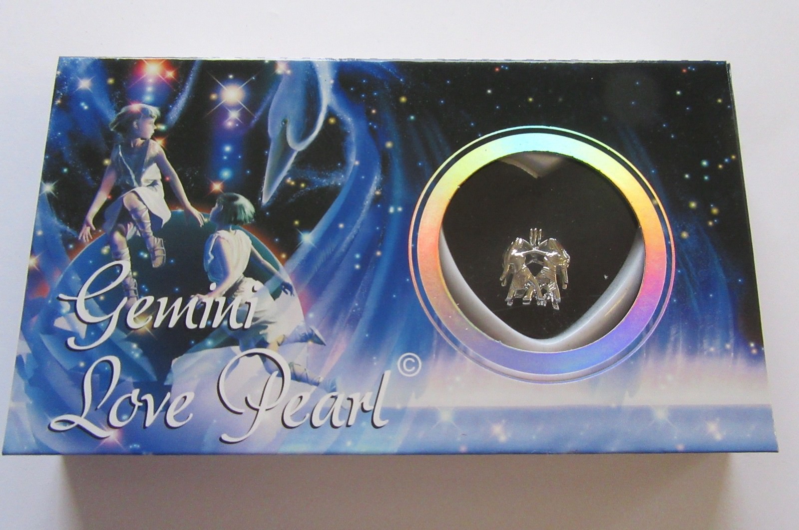 AQUARIUS Astrological Love Pearl Necklace & Pendant genuine pearl in oyster
