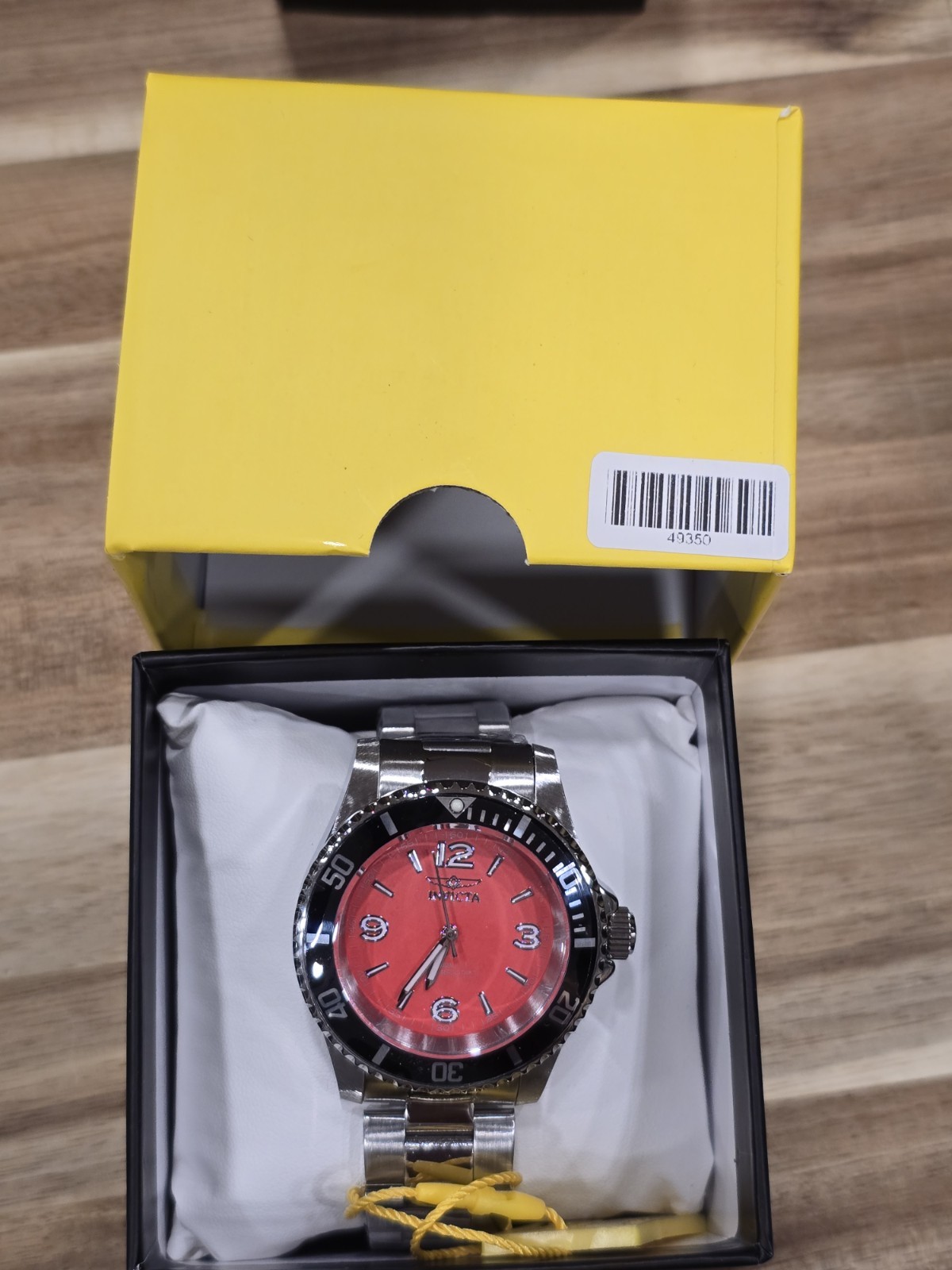 Invicta Specialty Rowan Men’s Watch – 40mm 49350 Stainless W/Red Dial New!!