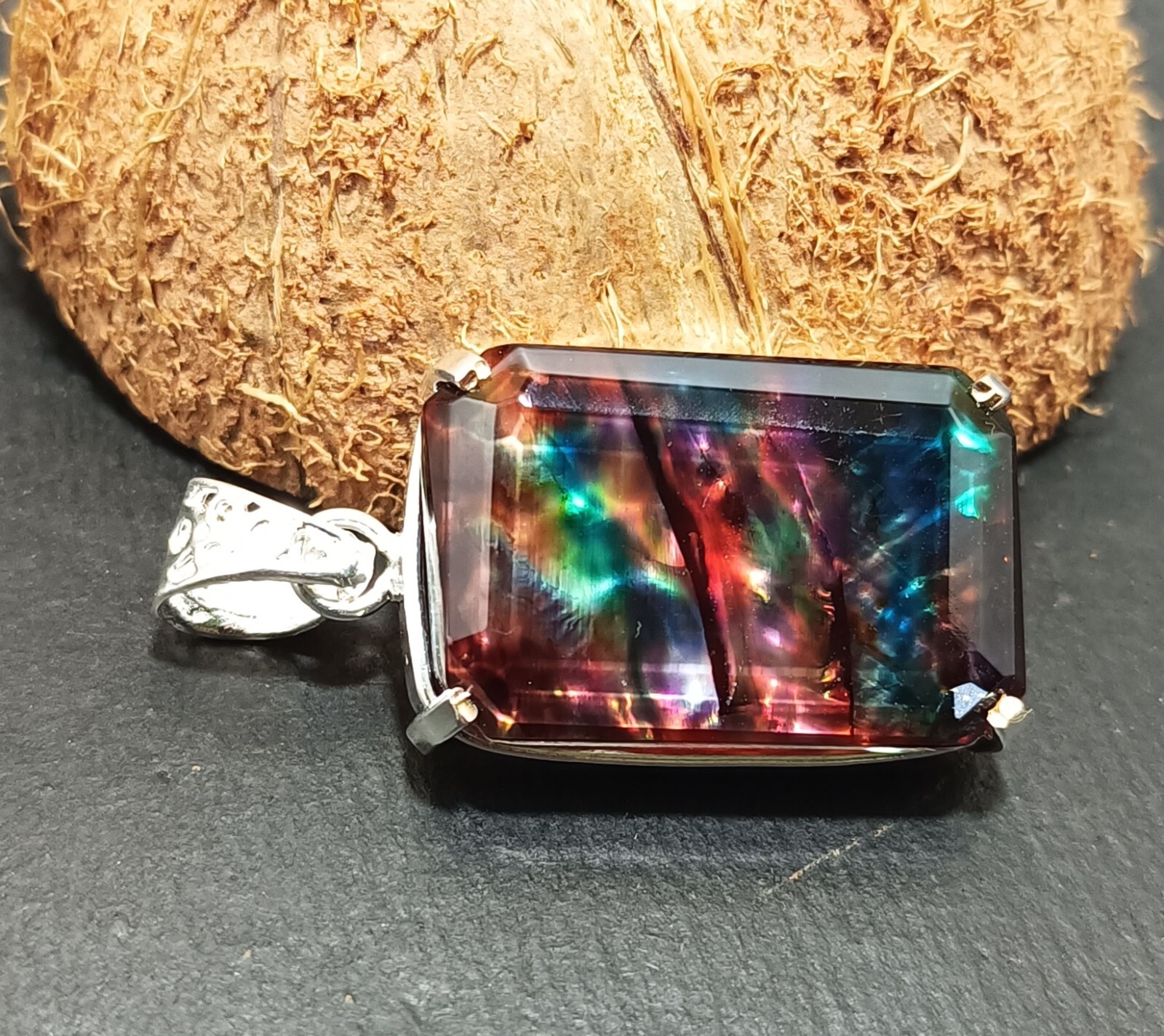 Natural Arizona Spider Web Blue Turquoise Slab Rough Certified Gemstone 67.5 Ct
