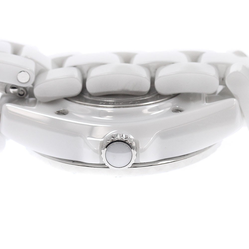 CHANEL J12 H5698 White Ceramic white Dial Quartz Ladies Watch_946756