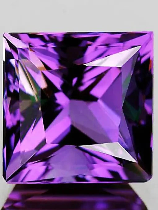 CERTIFIED Natural Earth Mined Diamod 5.05CTpurple princess Brilliant VVS1/9.5 mm