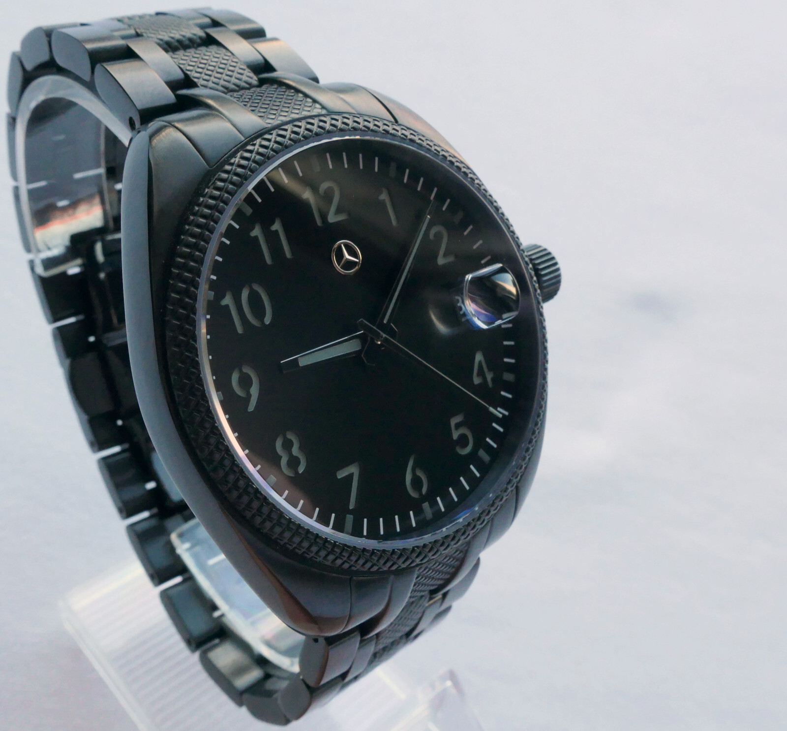 Mercedes Benz Classic AMG Motorsport Racing Black Design Car Accessory Watch