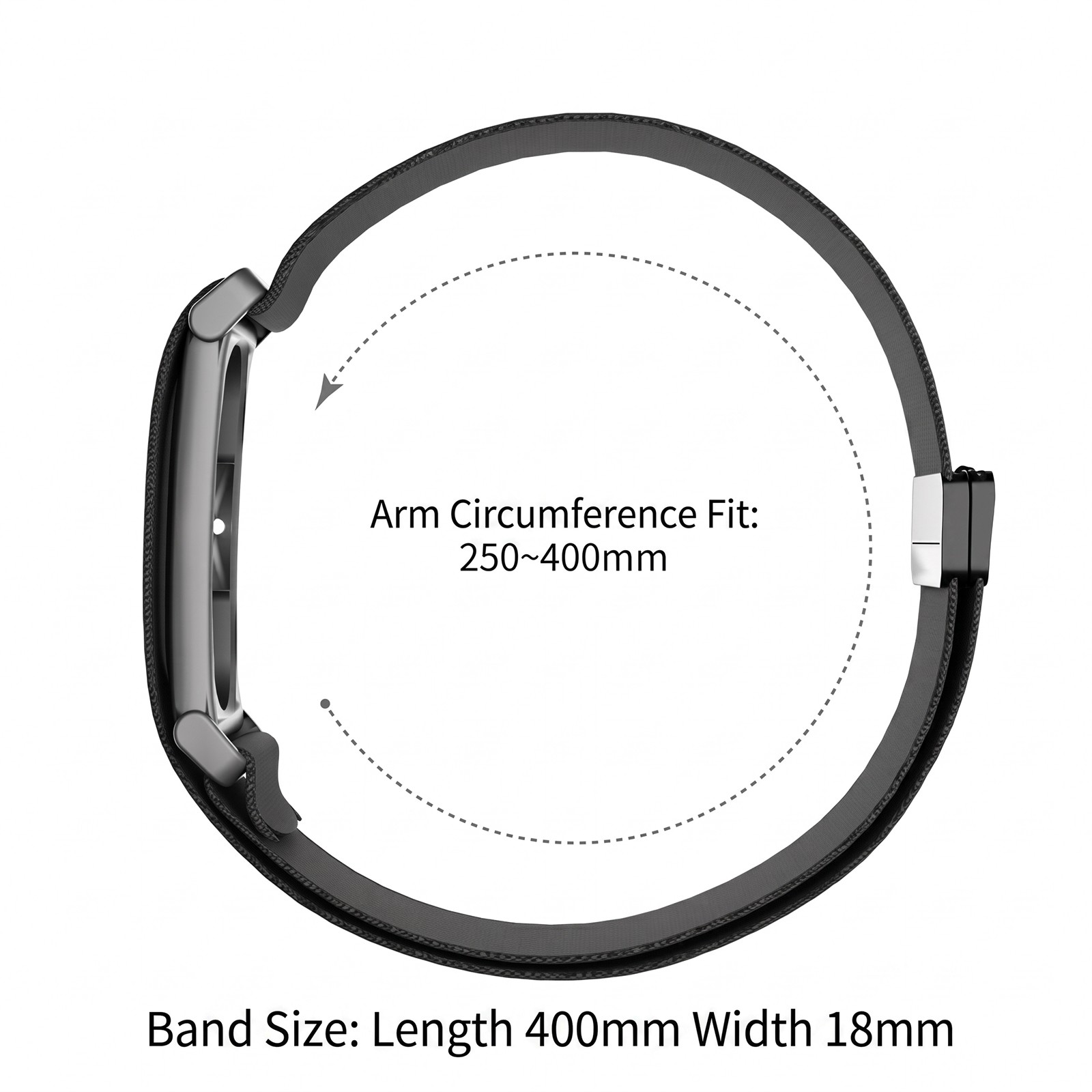 Replacement Nylon Armband For Google Fitbit Air 2026 Loop Strap Magnetic Buckle