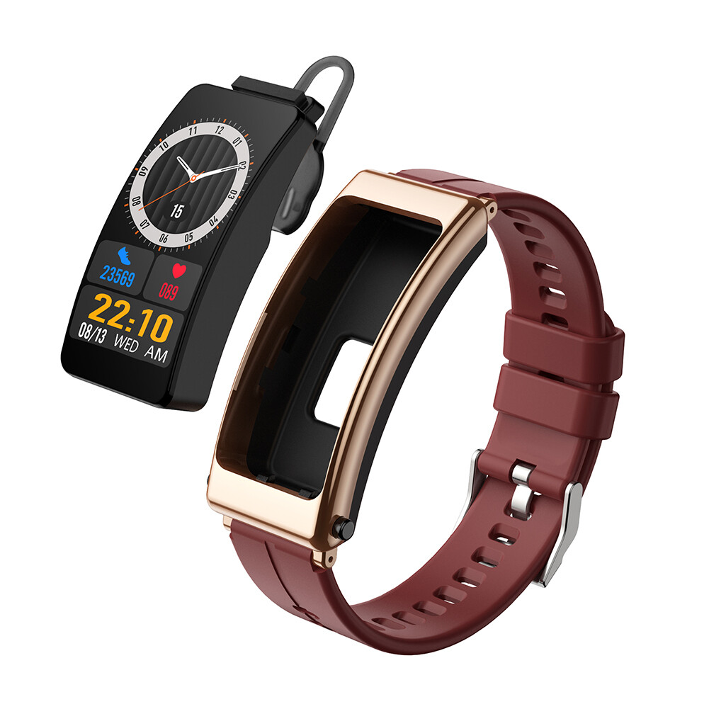 Smart Watch with Earbuds Stereo Earphones 2 in 1 Smartwatch Wireless Headset