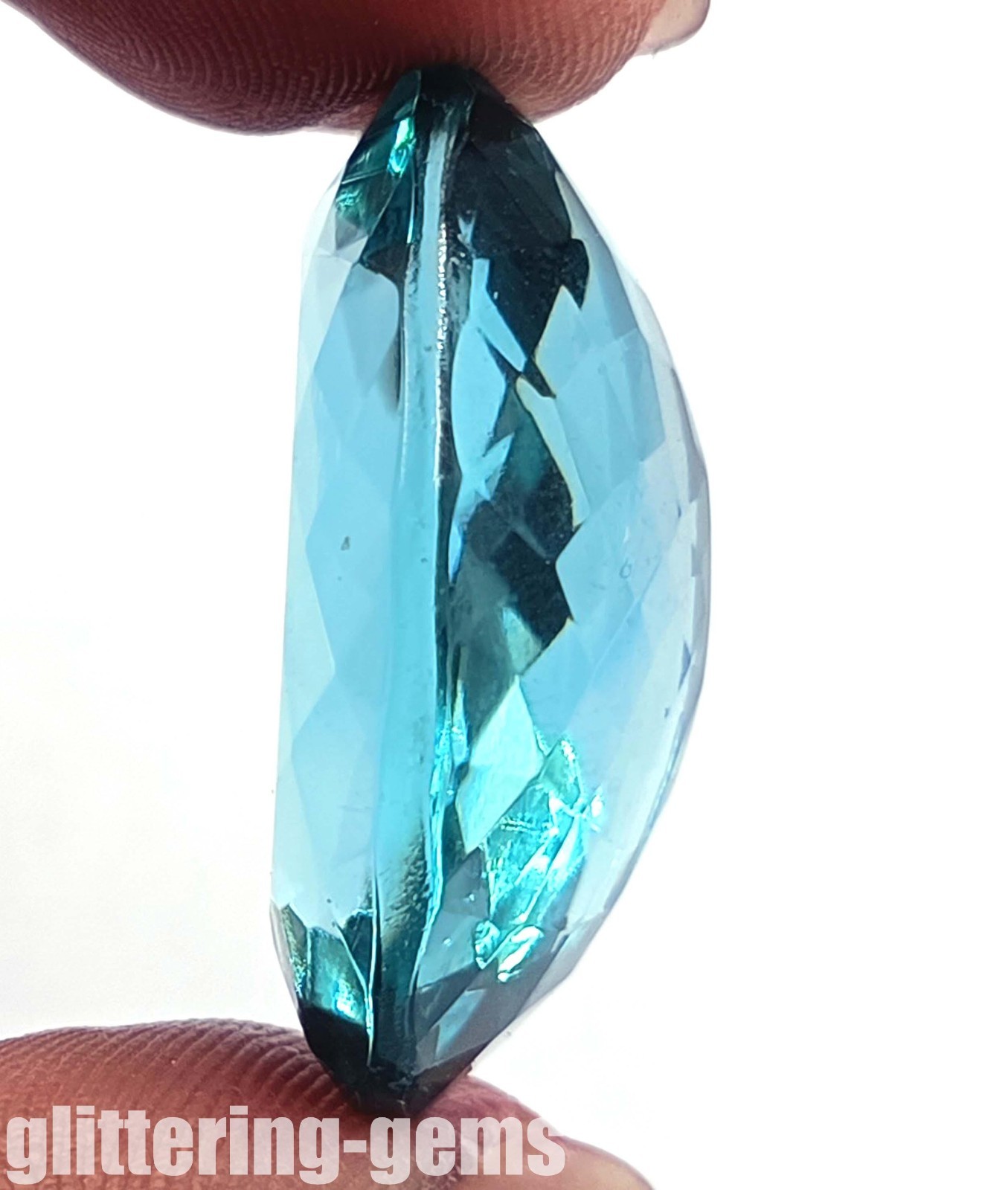 IGL Certified Natural Neon Paraiba Tourmaline – 40.95 Ct Oval Cut Gemstone 5DNA