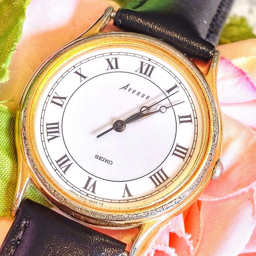 Working SEIKO Avenue men’s watch, Roman numeral strap, brand new.