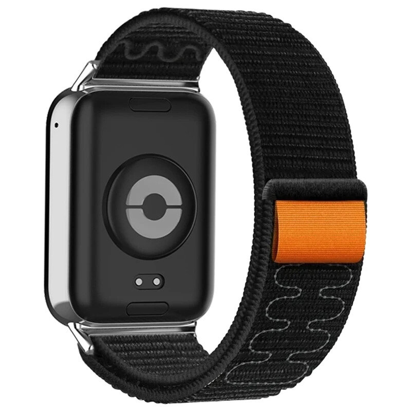 Weave Nylon Wristband Strap for Xiaomi MiBand 8 9 Pro Red Mi Watch 4 Fabric Band