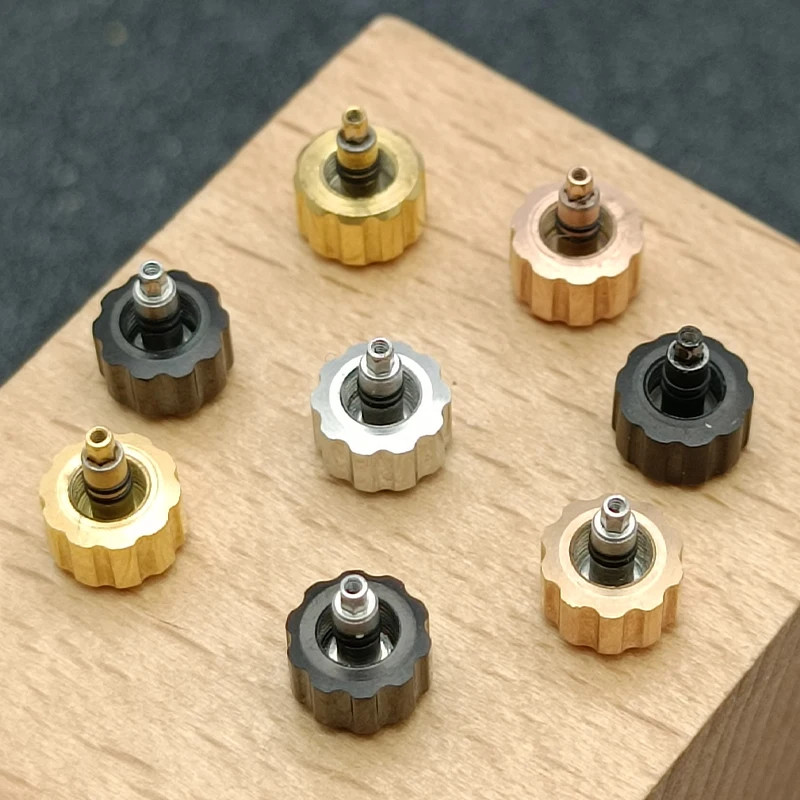 Silver Gold Black S Watch Crown Watch Parts Replacement crown for