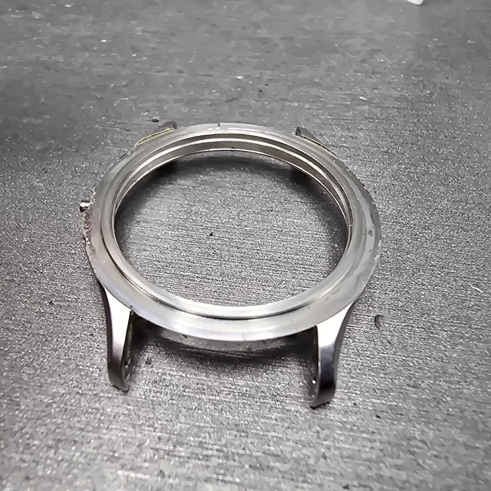 Movado Museum Watch Case 35mm Stainless Steel Round 85-G1-885 W/Crystal