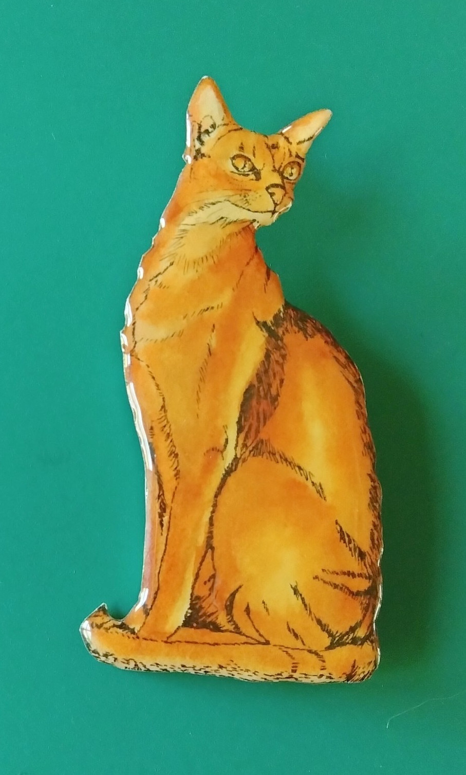 Vintage Studio of B. Moreno “Alec” Whiskers Cat Brooch (173 – 2581)