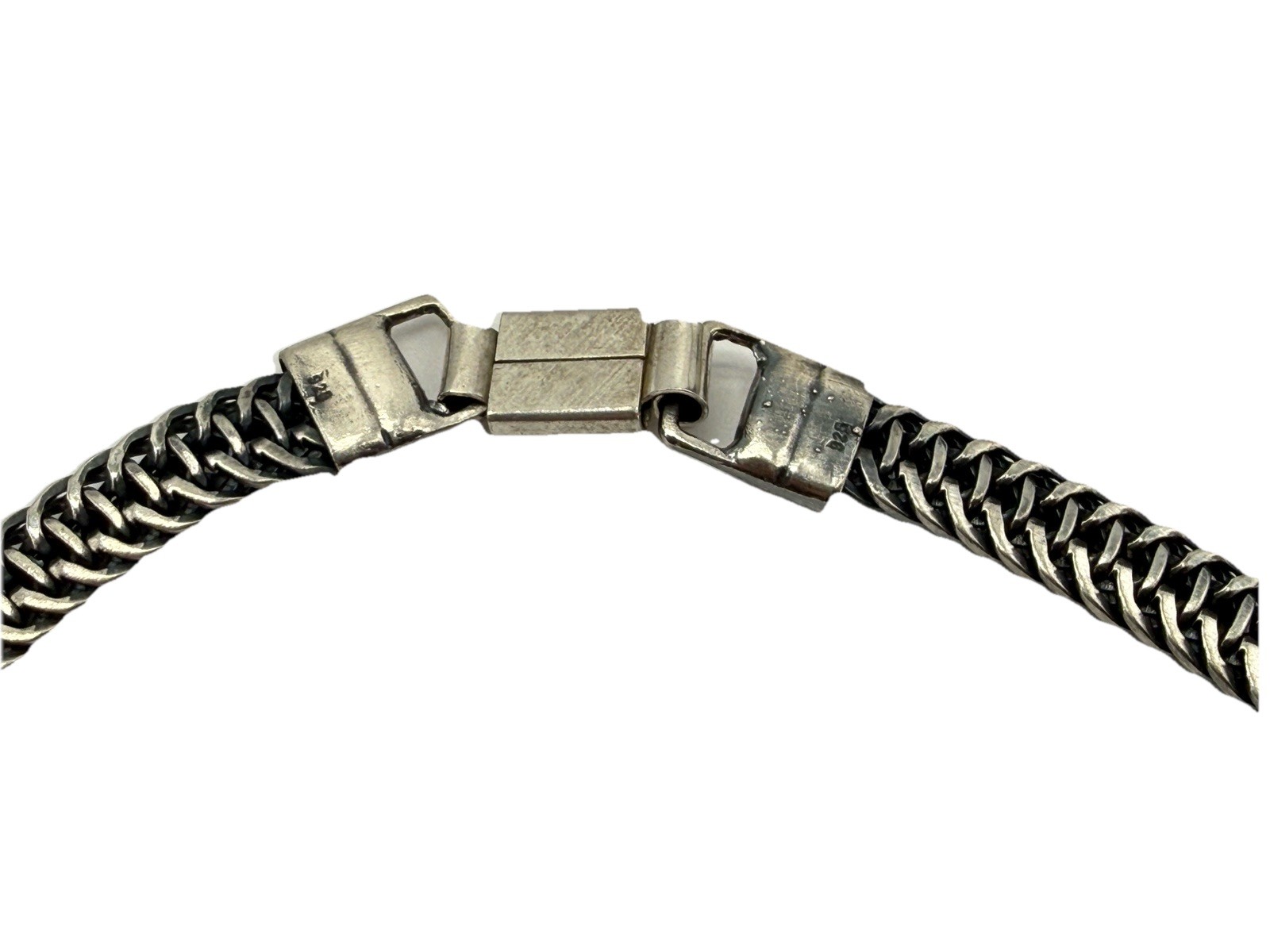 Sharon Levy Sterling Silver 925 Egyptian Necklace Statement Brutalist 16″ Israel