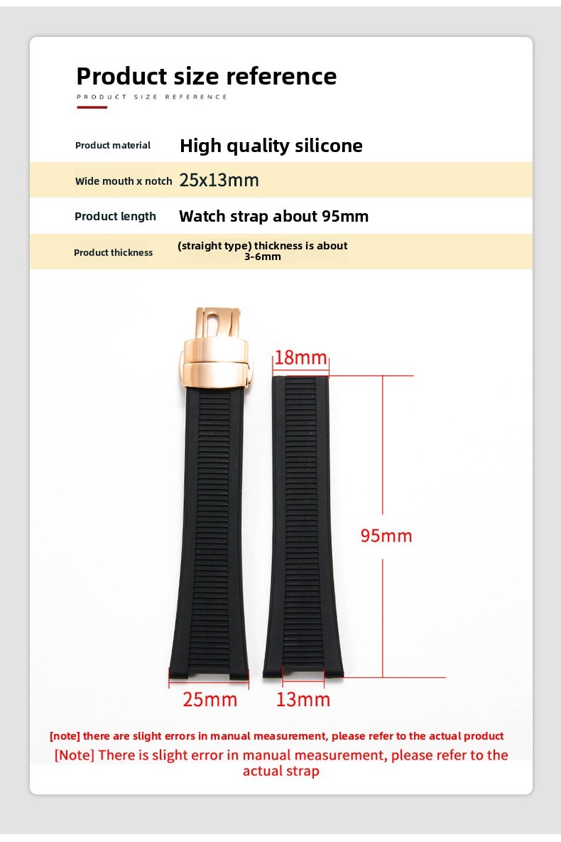 High Quality Rubber Watch Band Strap for Patek Philippe Nautilus 5711 5712 5726