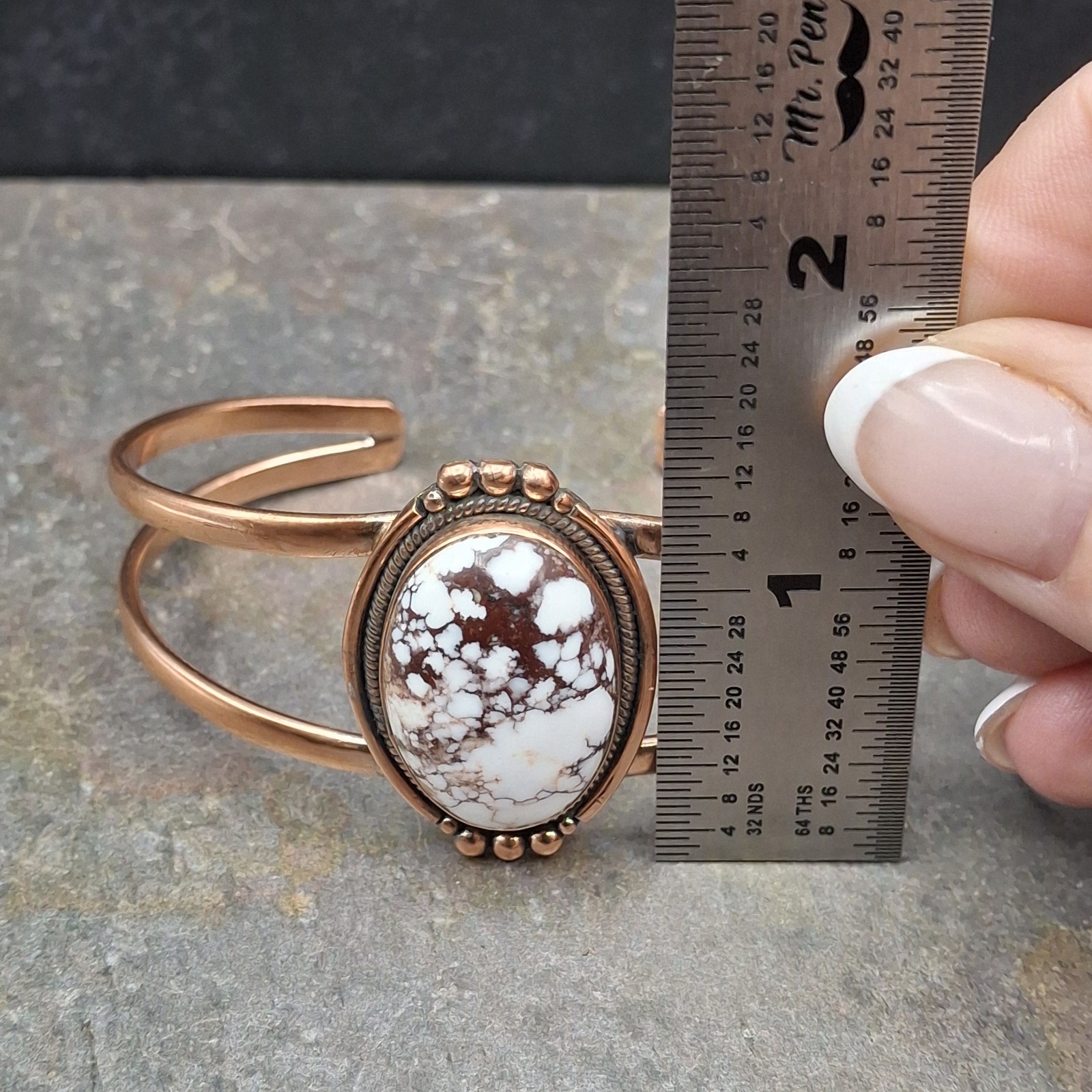 Wild Horse Solid Copper Cuff Bracelet Cowgirl Southwestern Native Style 6-7.5
