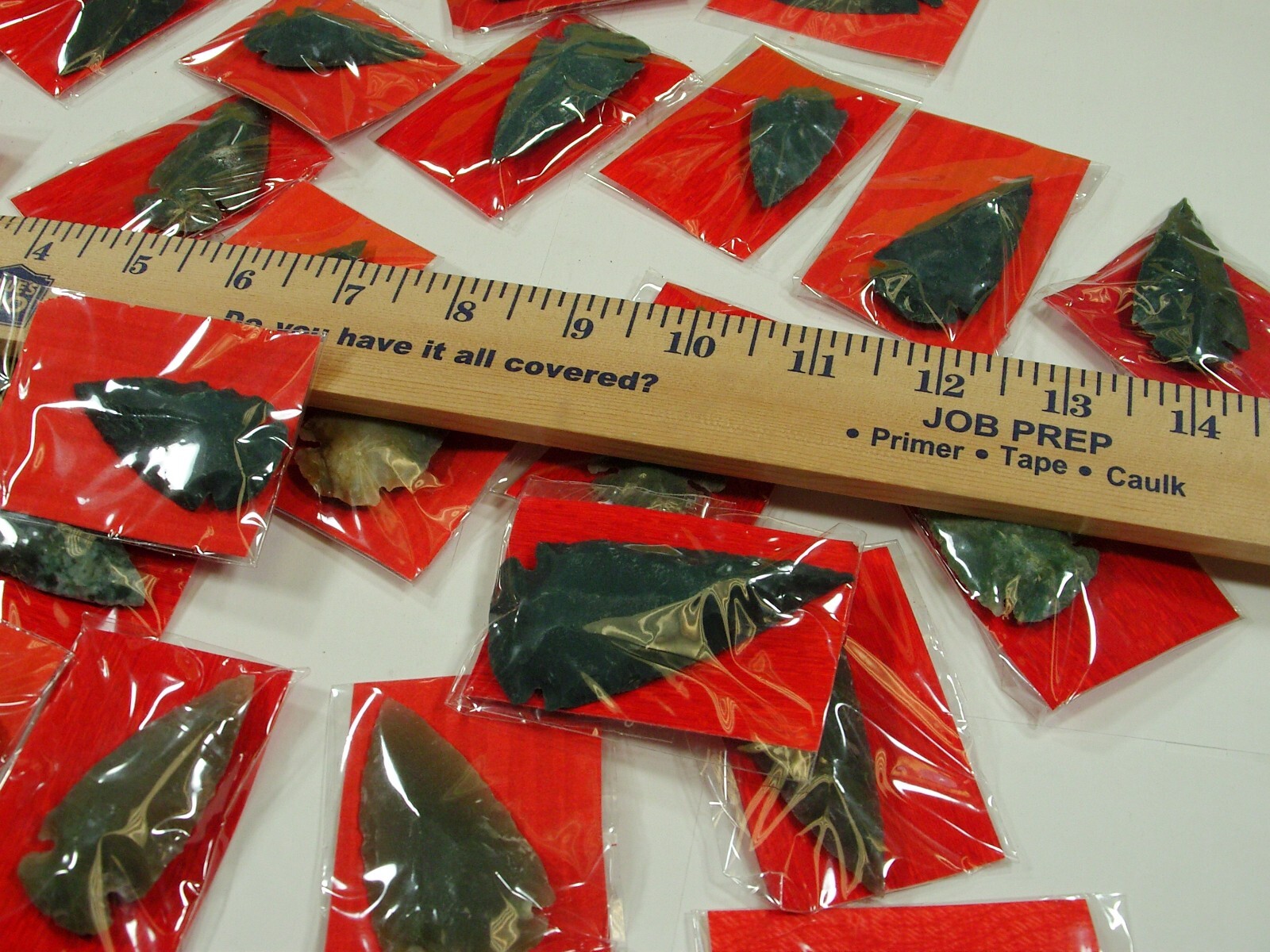 30 Pieces Large 2″ – 2 1/2″ India Handmade Agate Arrowheads Bulk Lot (FC-51) ⭐