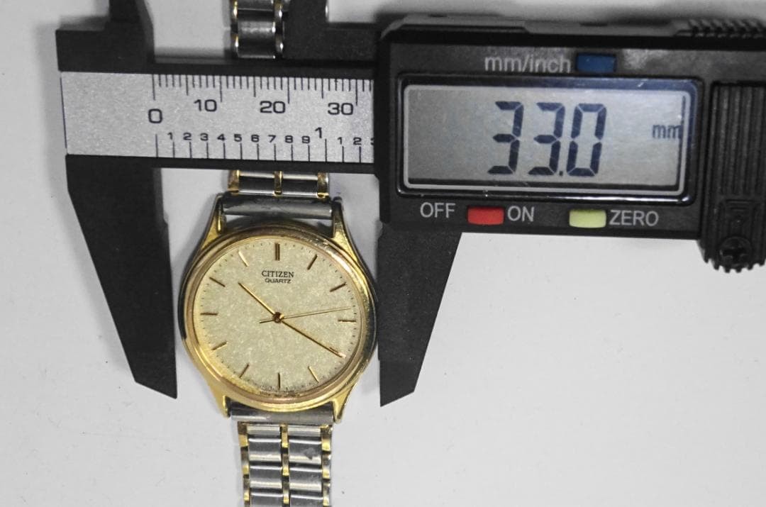 Working CITIZEN 1980s 5634-F62237 Quartz Wristwatch S175