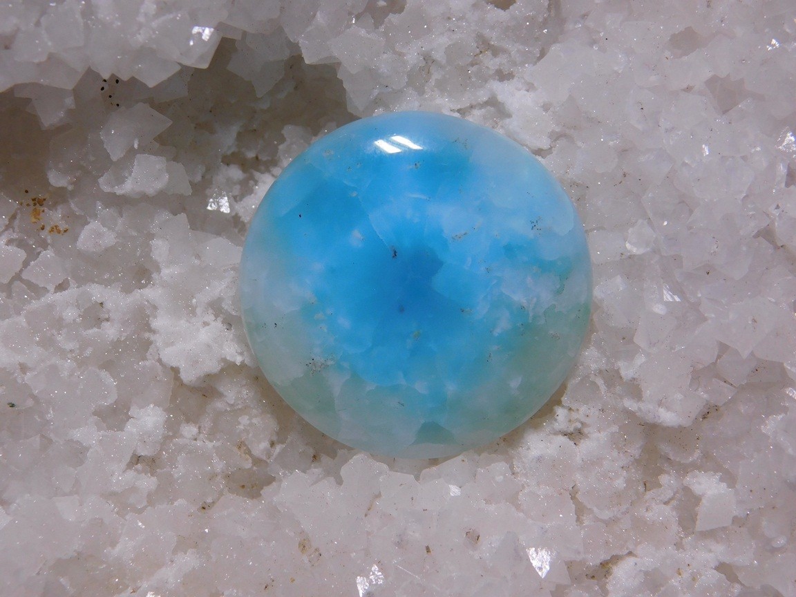 Hemimorphite Natural Blue Hemimorphite Cabochon Loose Gemstone 48 Cts. ME-13670