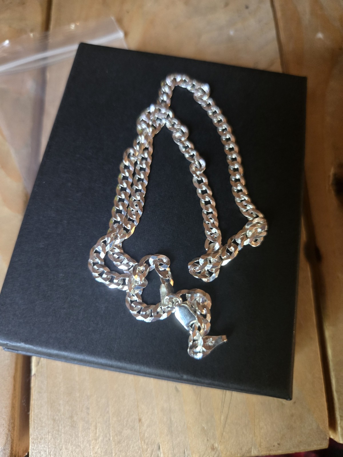 16 Inch 3mm Flat Cuban Link Chain 7.20g
