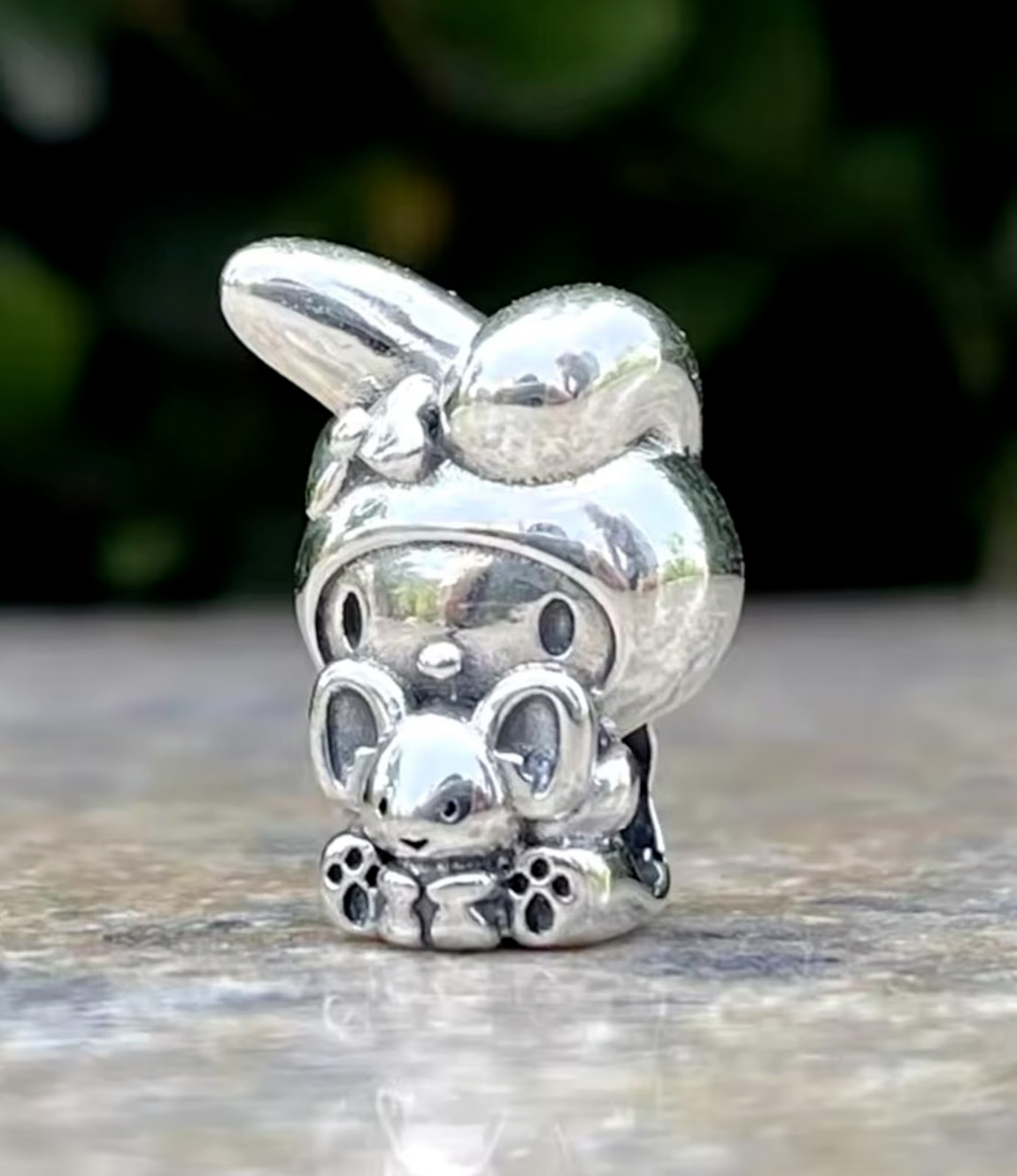 MELODY & MOUSE S925 STERLING SILVER EUROPEAN BRACELET CHARM BEAD & POUCH!