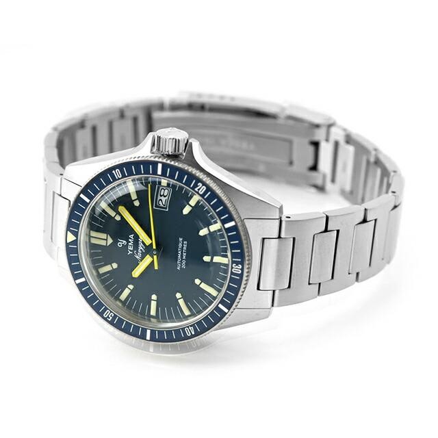New YEMA Navygraf Heritage 2025 YNAV25-GM Analog BlueAutomatic Men’s Watch