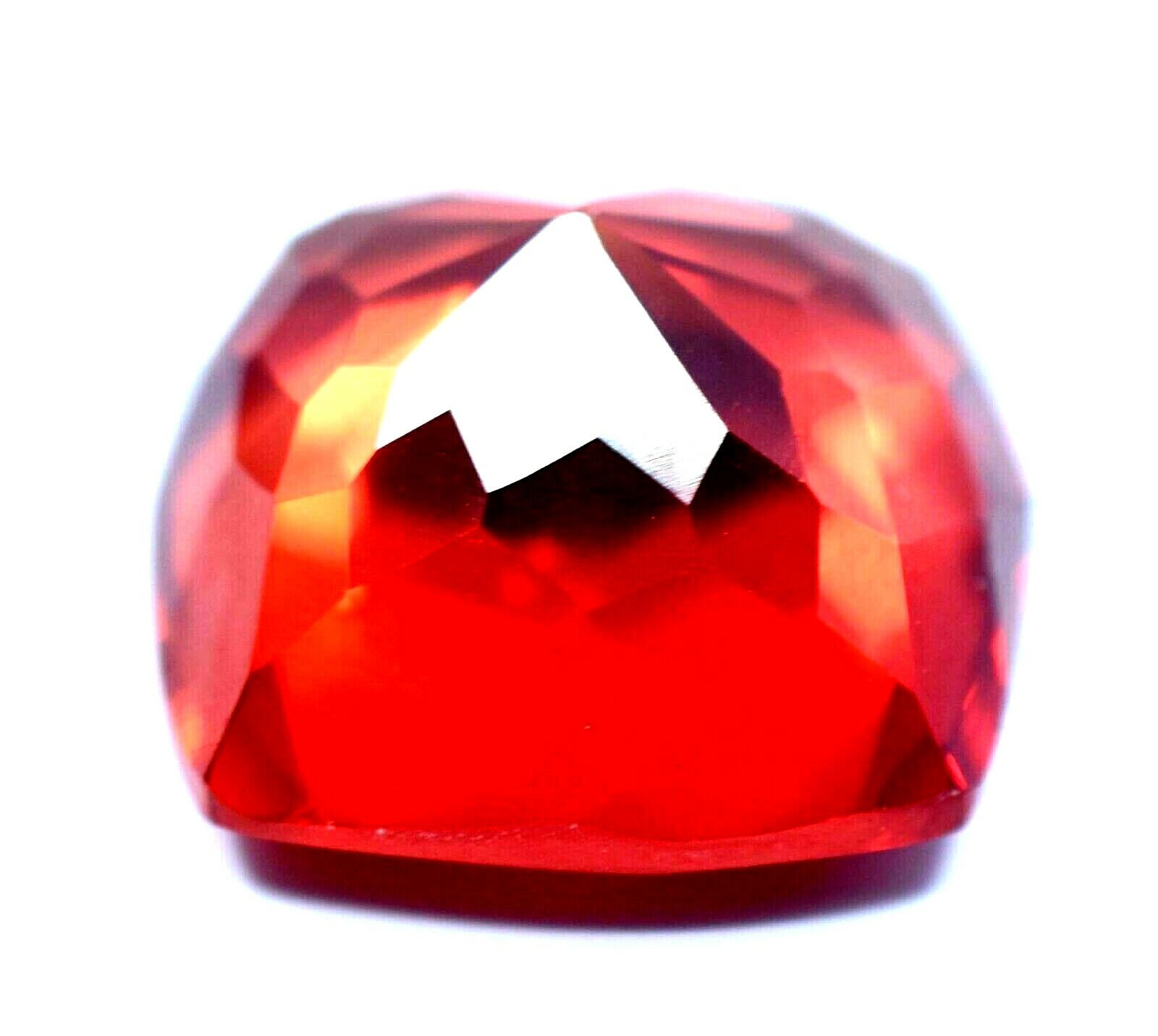 AAA Treated CEYLON Orange Spinel 14.85CT Certified STUNNING Cushion Cut Gemstone