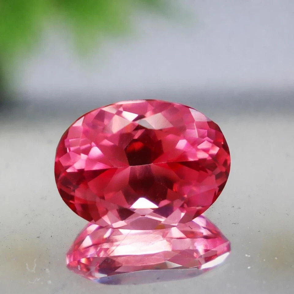 9.40 Ct Certified Natural Ceylon Padparadscha Sapphire Oval Cut Loose Gemstone