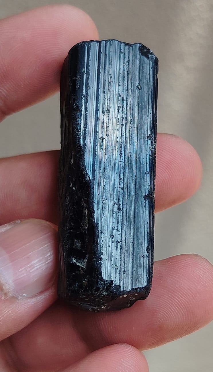 Natural Black Tourmaline Raw Cabochon, Loose Gemstone For Wire Wrapped Jewelry