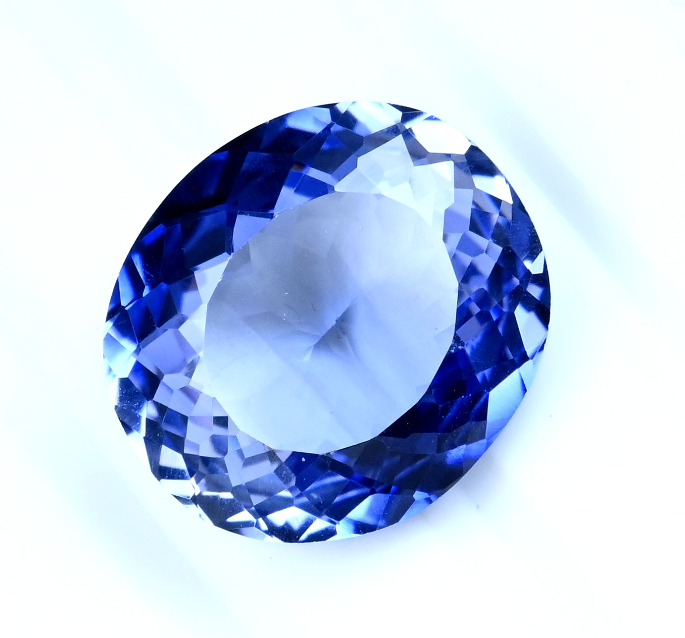 21.25 Ct Natural Montana YoGo Sapphire Blue Oval Certified Flawless Gemstones