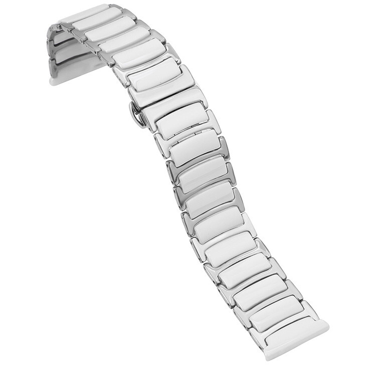 Quick Release Watch Band Strap Stainless Steel with Ceramic Bracelet 16 18 20 22