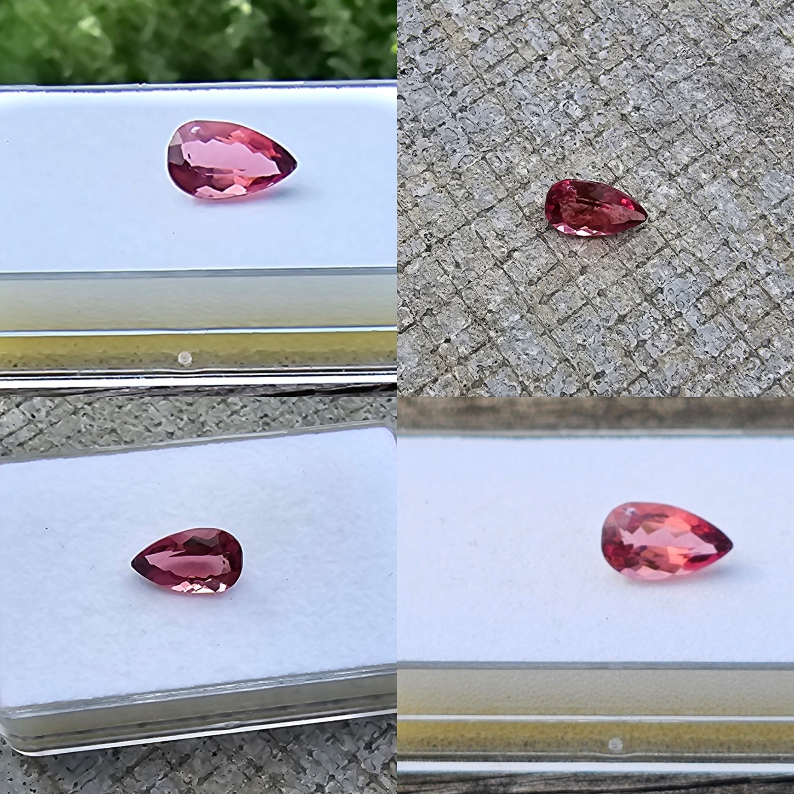 Pink Tourmaline 13×7.5mm Pear Shape Loose Gemstone!