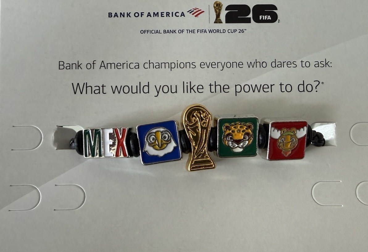 FIFA World Cup 26 Cord Bead Charm Bracelet Multicolor MEXICO “MEX” charm.