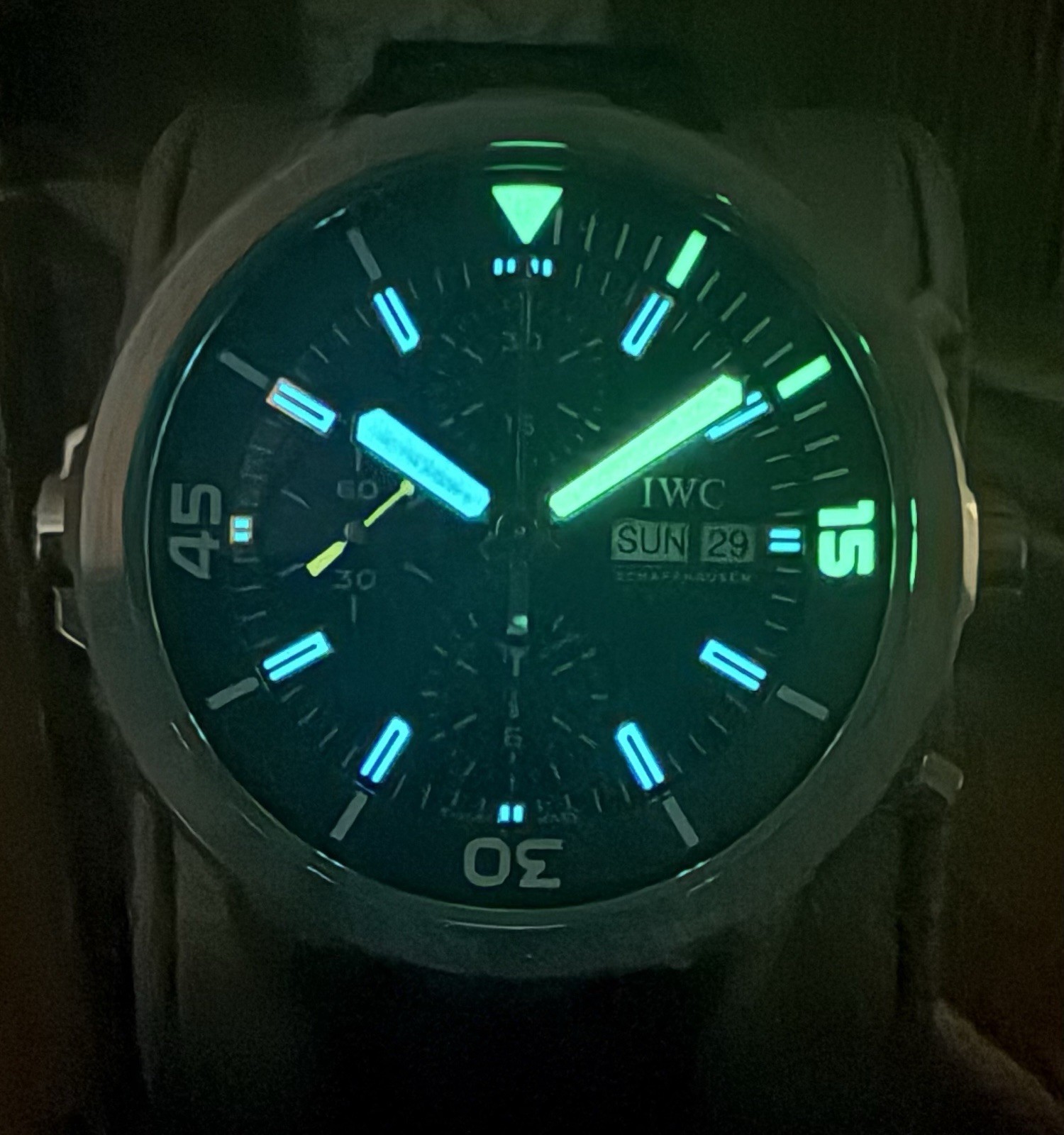 IWC Aquatimer CHRONOGRAPH DAY/DATE Expedition Jacques-Yves Cousteau IW376805