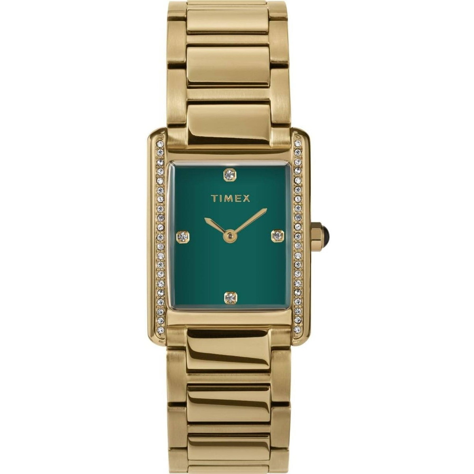 Timex Women’s Watch Hailey Quartz Green Dial Yellow Gold Bracelet TW2W87500VQ
