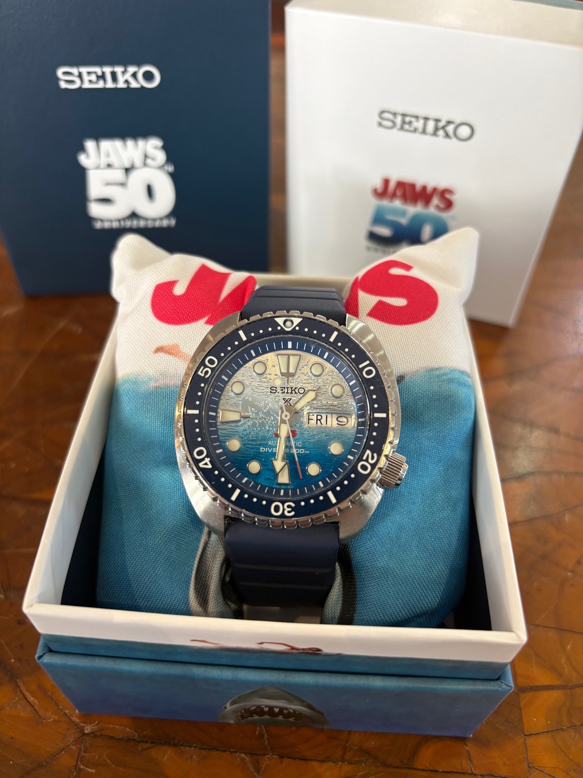 Seiko Prospex SRPF77K1 “Jaws 50th Anniversary” Automatic Diver’s Watch w/ Box