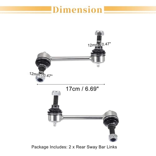 2pcs Rear Sway Bar Links Stabilizer Kit for Chevrolet Trailblazer 2002