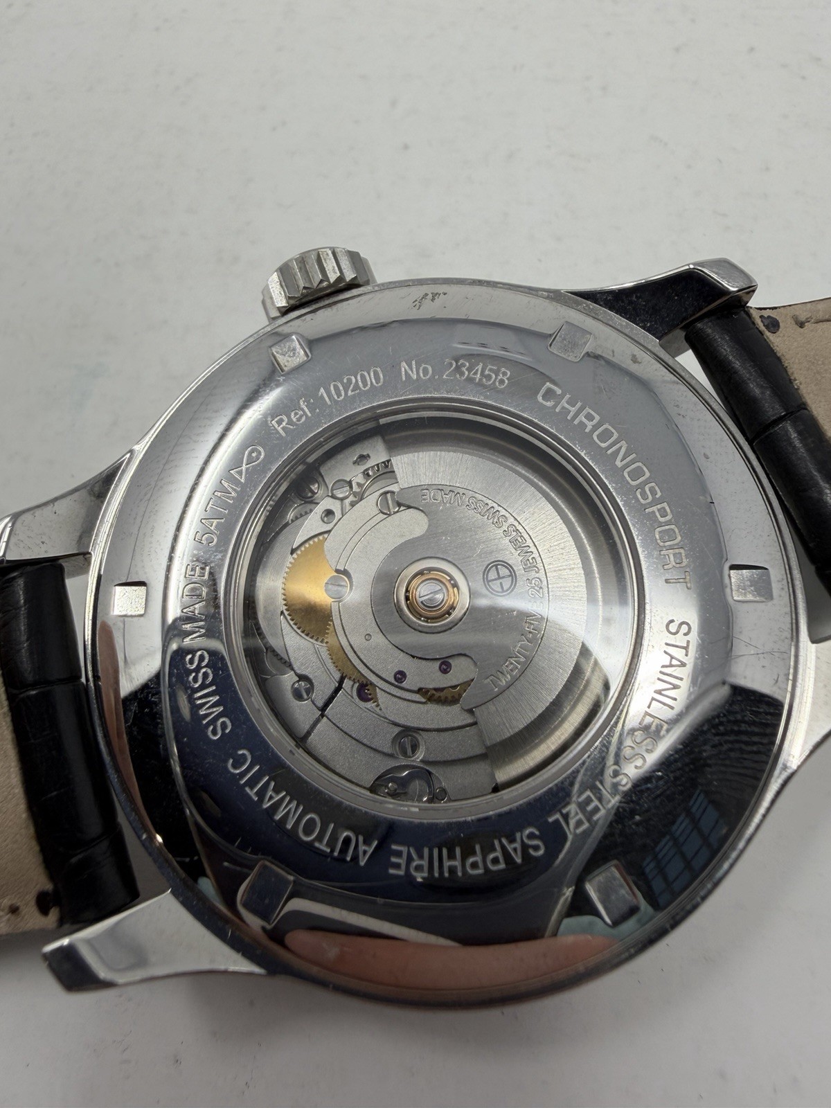 Ernst Benz Chronosport GC10251 Stainless Steel Black dial 47mm Automatic watch