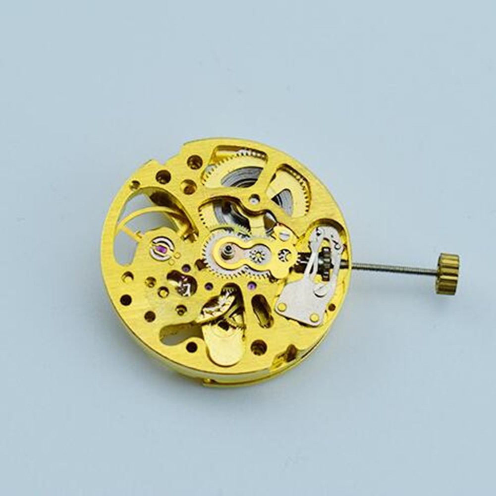27mm Gold Skeleton 2004 Adjustment Radiation Pattern Automatic Watch Movement
